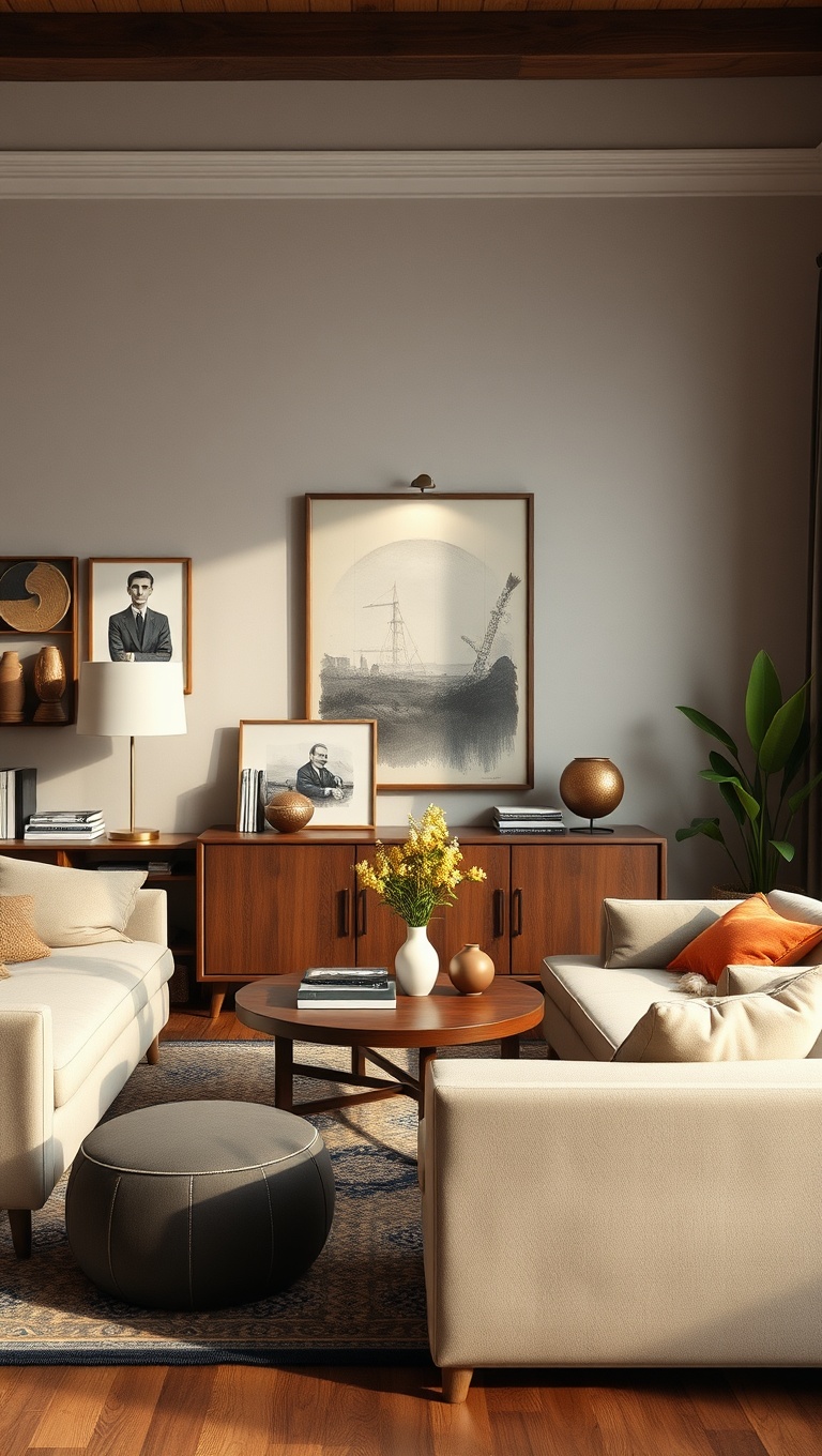 20 Artsy Ideas to Transform Your Living Room into a Creative Haven! - 7. Vintage Finds: Shop for Unique Treasures