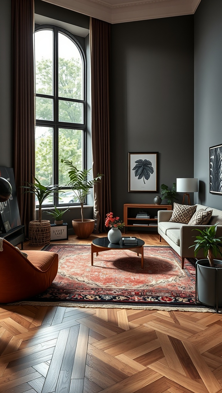 20 Genius Ideas for Making the Most of Your Compact Living Room - 4. Create Zones with Rugs