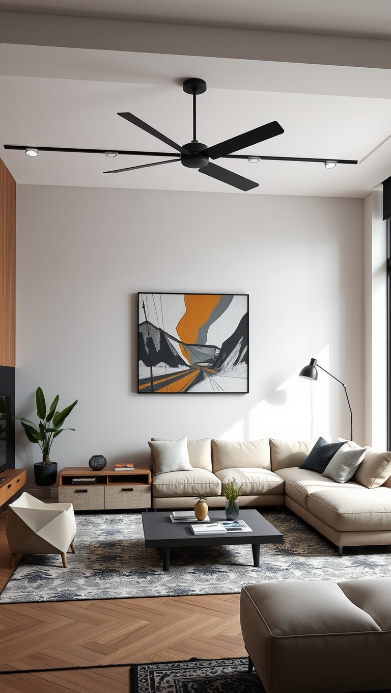 20 Fun Ideas to Transform Your Living Room with Geometric Flair - 16. Modular Geometric Furniture for Flexibility