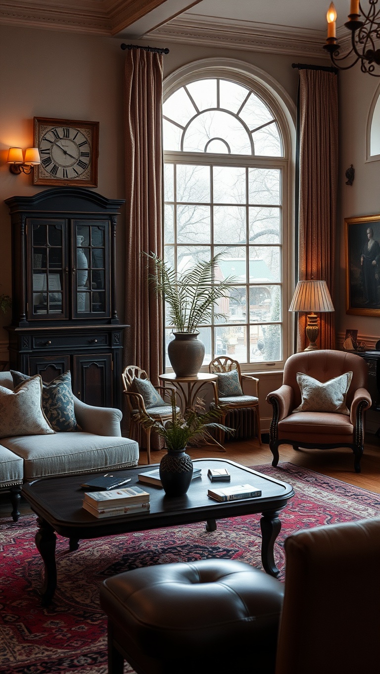 20 Charming Ideas for Grandmillennial Living Rooms: Embrace Nostalgia with Style! - 2. Antique Accents: Mix Old and New