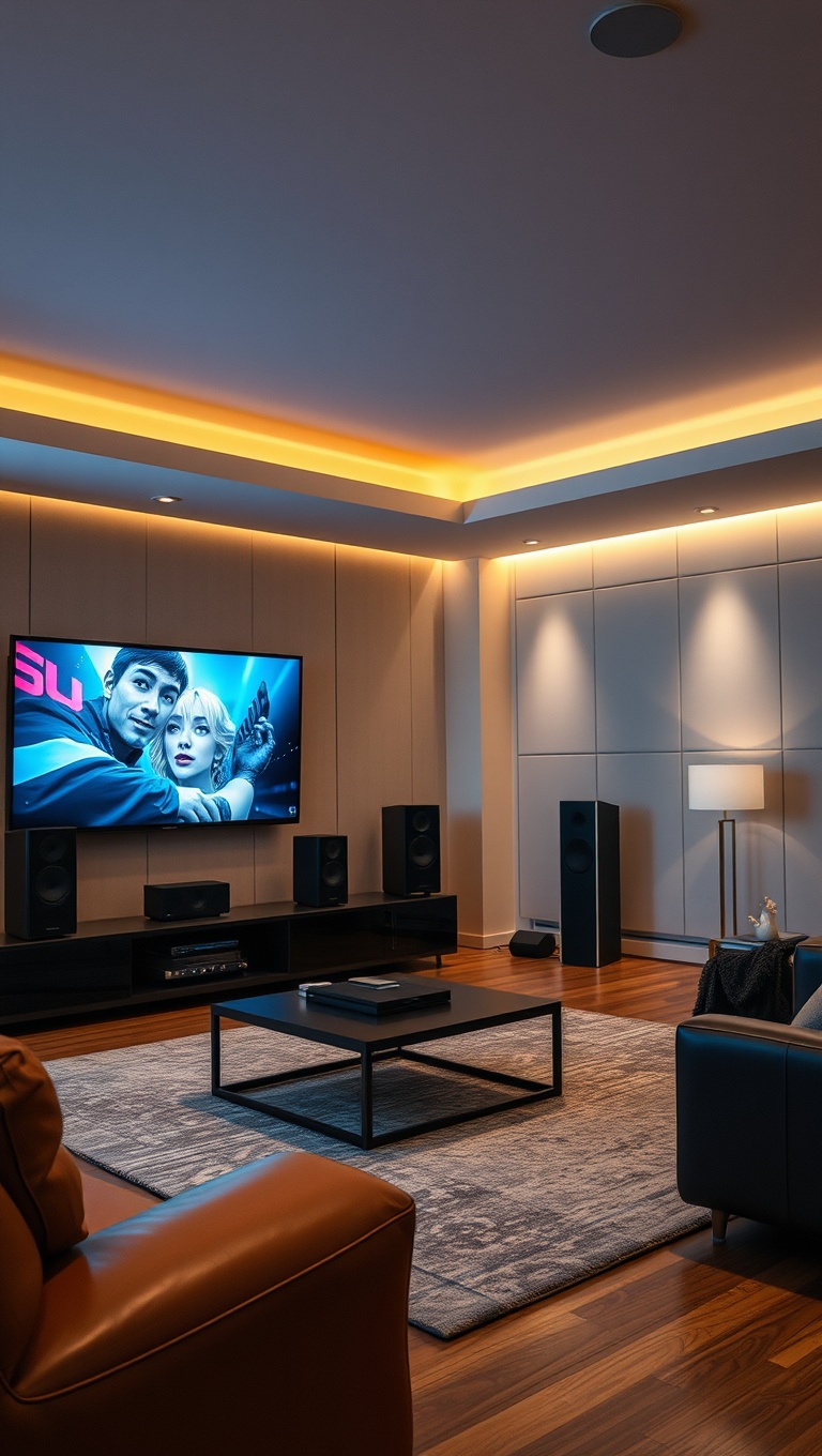 20 High-Tech Living Room Ideas That Will Blow Your Mind! - 5. Sound Systems That Wow: Surround Sound for Movie Nights