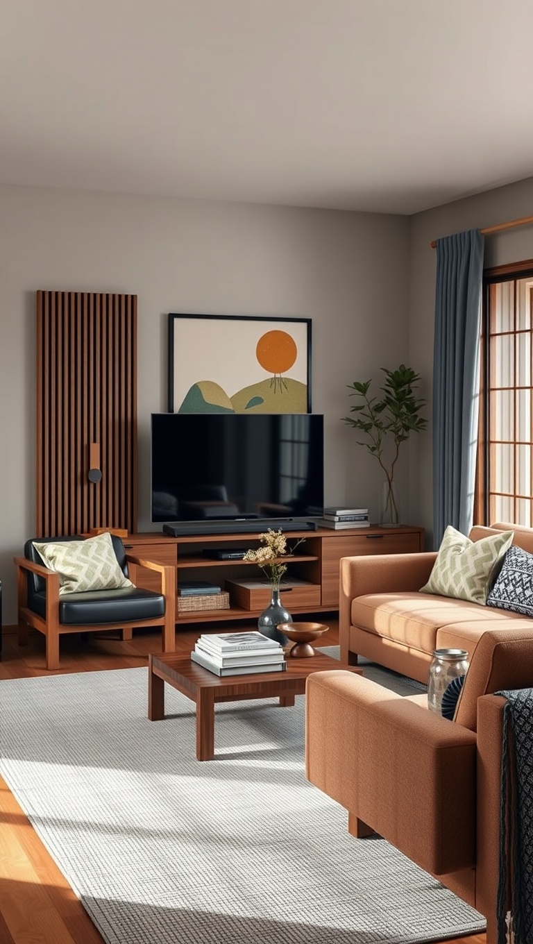 20 Inspiring Ideas for Your Japandi Living Room - 11. Low Coffee Tables: Ground Your Space