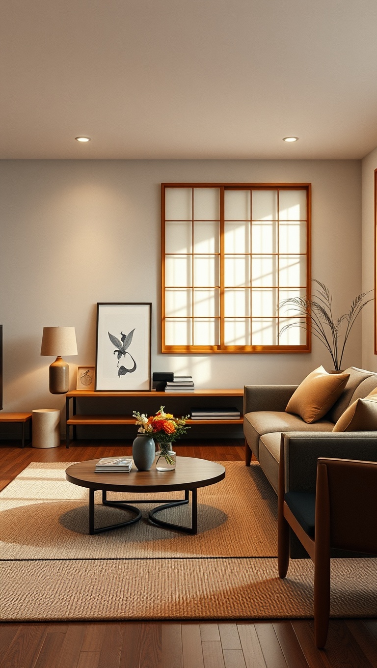 20 Inspiring Ideas for Your Japandi Living Room - 3. Minimalist Furniture: Less is More