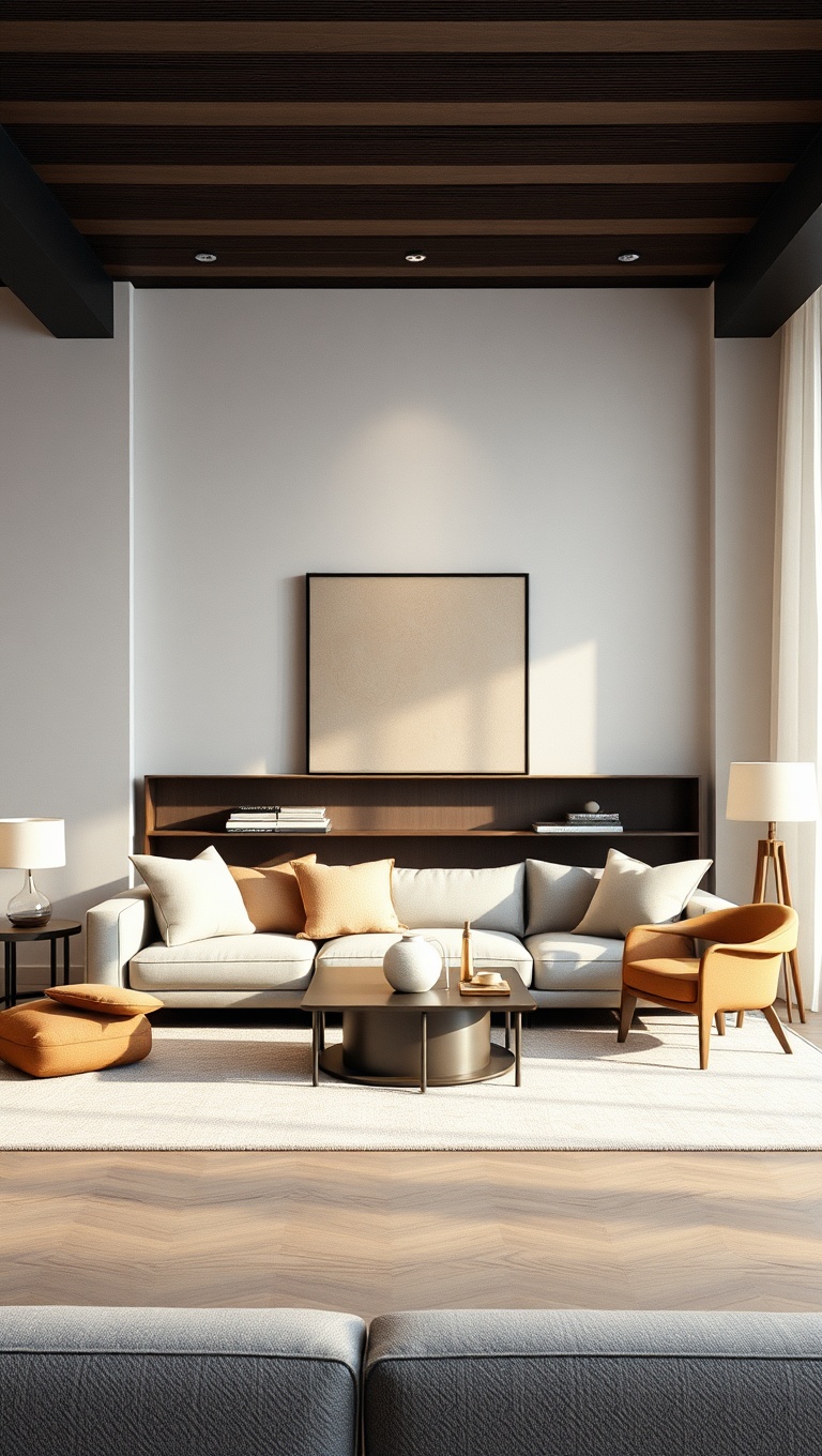 20 Chic Ideas for Luxury Minimalist Living Rooms - 3. Layered Textures: Soft Fabrics for a Cozy Feel