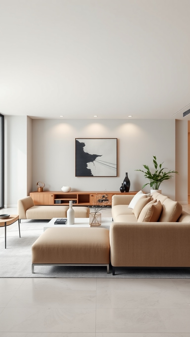 20 Chic Ideas for Luxury Minimalist Living Rooms - 17. Multi-Functional Furniture: Style Meets Purpose