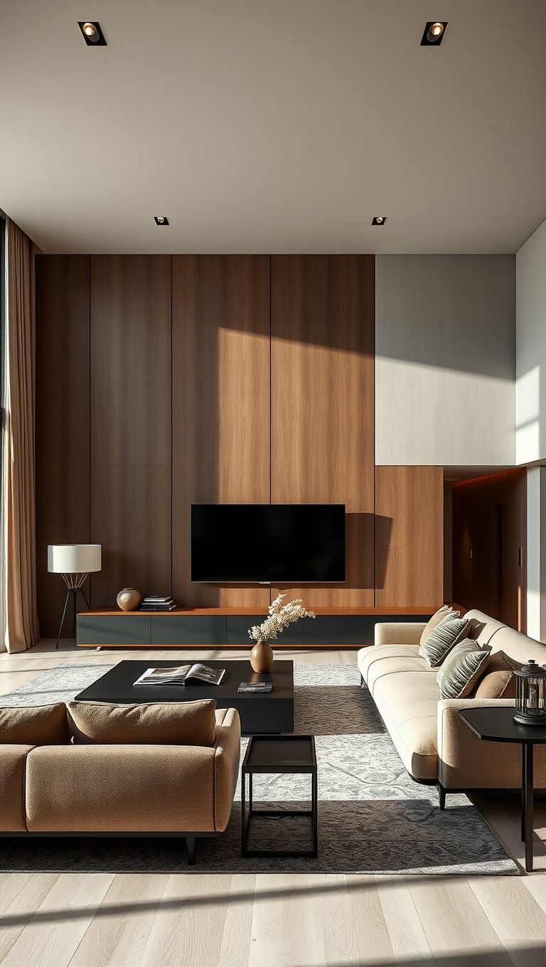 20 Chic Ideas for Luxury Minimalist Living Rooms - 15. Architectural Details: Highlight Unique Features