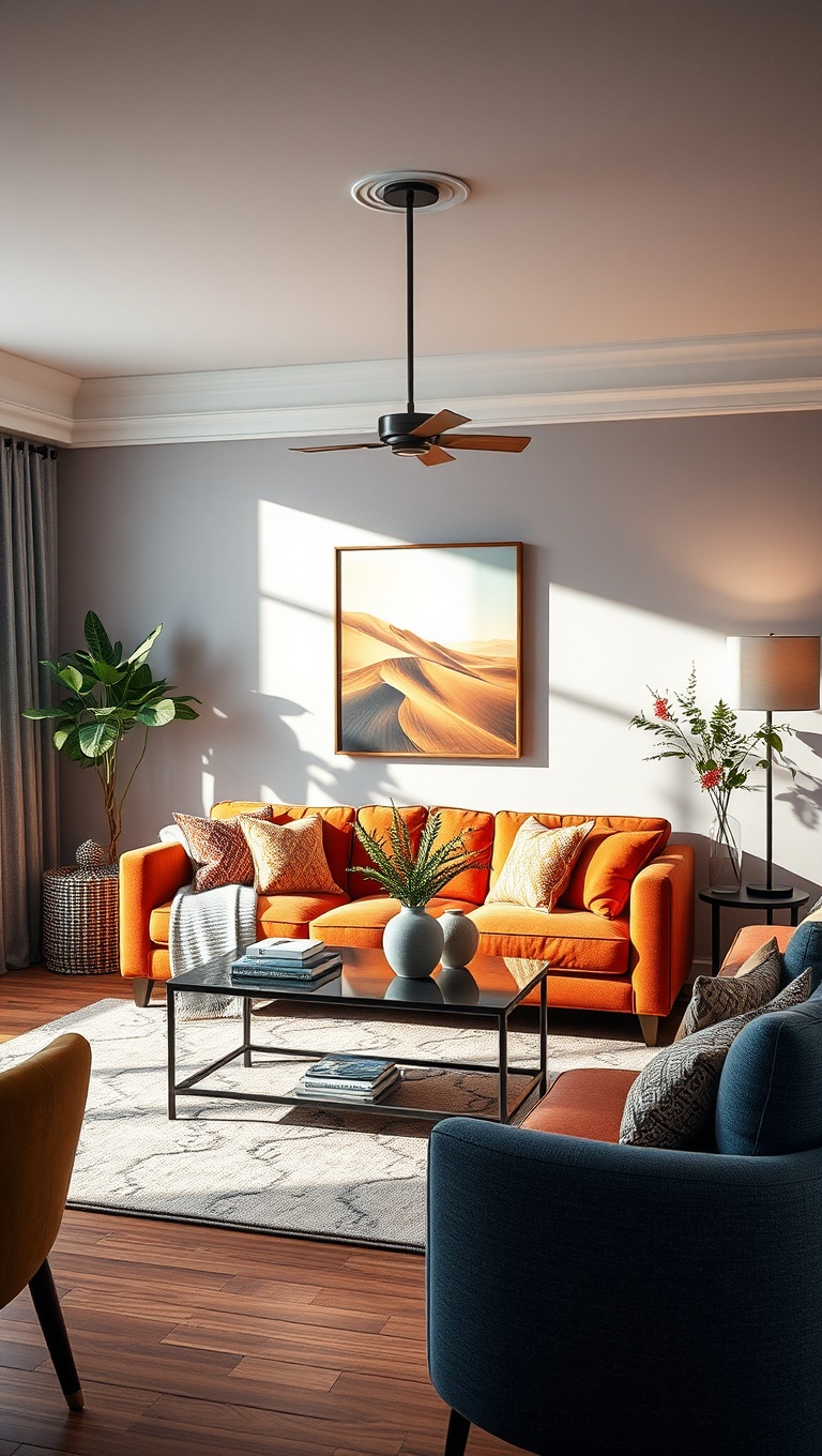 20 Vibrant Ideas to Transform Your Living Room with Color - 20. Seasonal Color Swaps: Change Your Decor with the Seasons