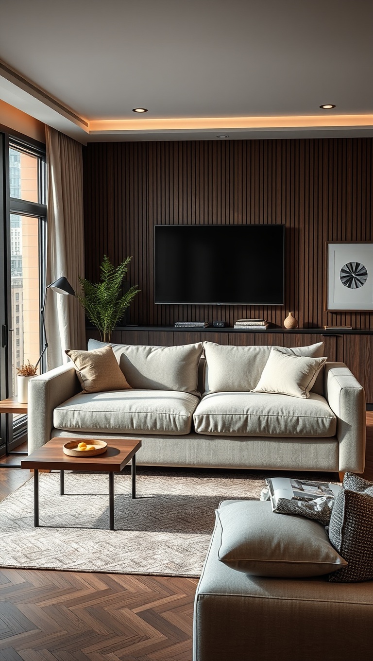 20 Clever Ideas to Transform Your Living Room into a Multifunctional Wonderland - 2. Stylish Sofa Bed: Double Duty for Guests