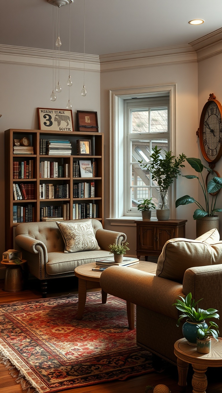 20 Charming Ideas for a Shabby Chic Living Room - Install a Cozy Reading Nook: Your Personal Escape