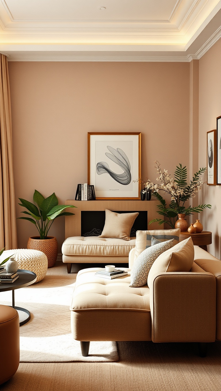 20 Soft Glam Living Room Ideas That Will Spark Your Imagination - Cozy Nooks: Perfect for Reading