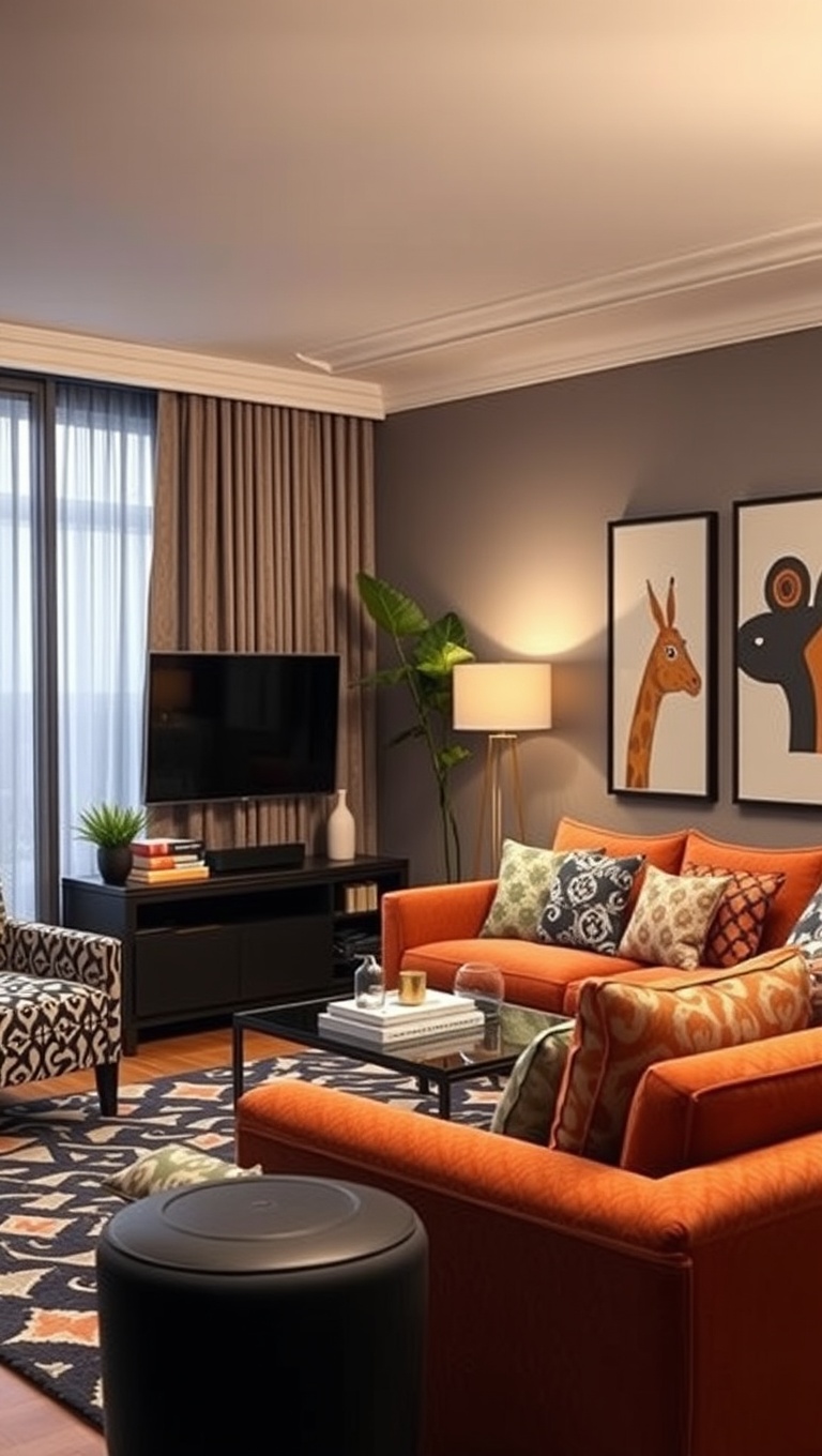 20 Fabulous Ideas for Statement Furniture in Your Living Room - 17. Playful Patterns: Fun Fabrics and Prints