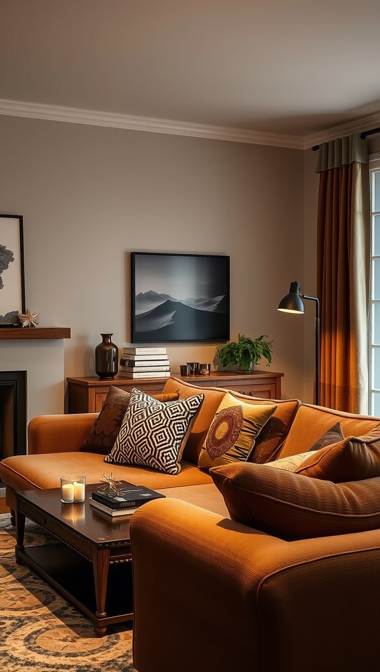 20 Dazzling Ideas for Statement Lighting in Your Living Room - 9. Industrial Style Lamps: A Cool, Edgy Vibe