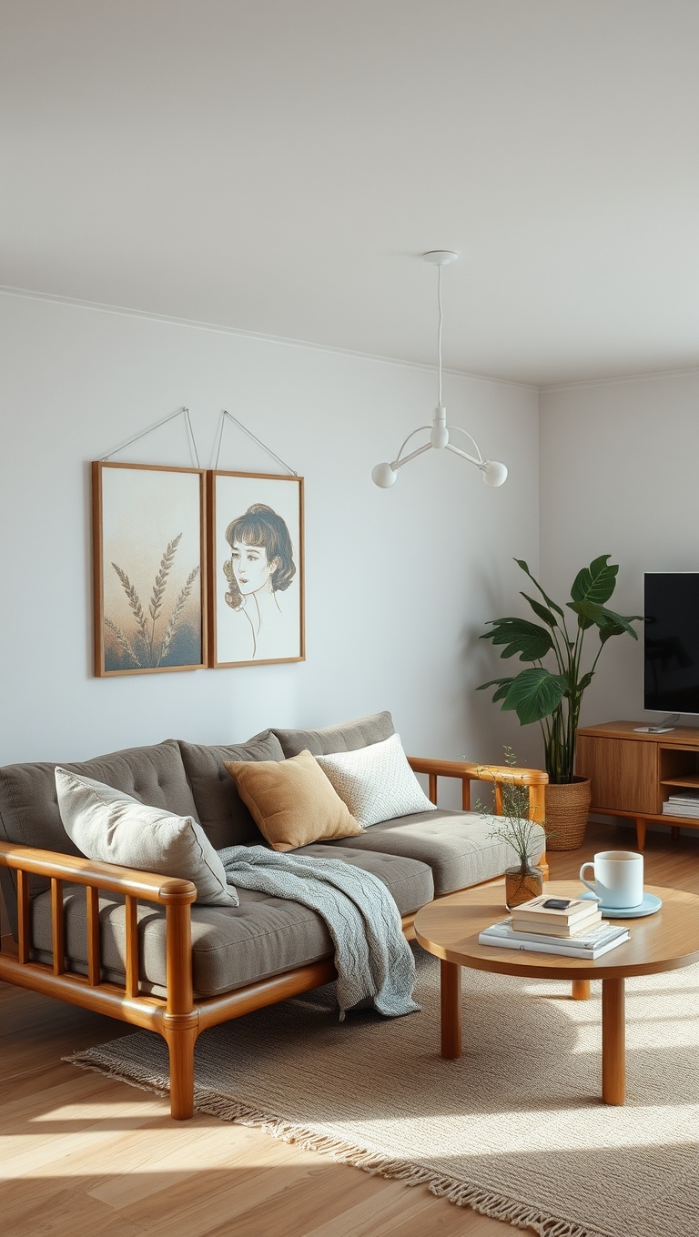 20 Creative Ideas for a Sustainable Living Room Makeover - 7. Incorporate Natural Textiles