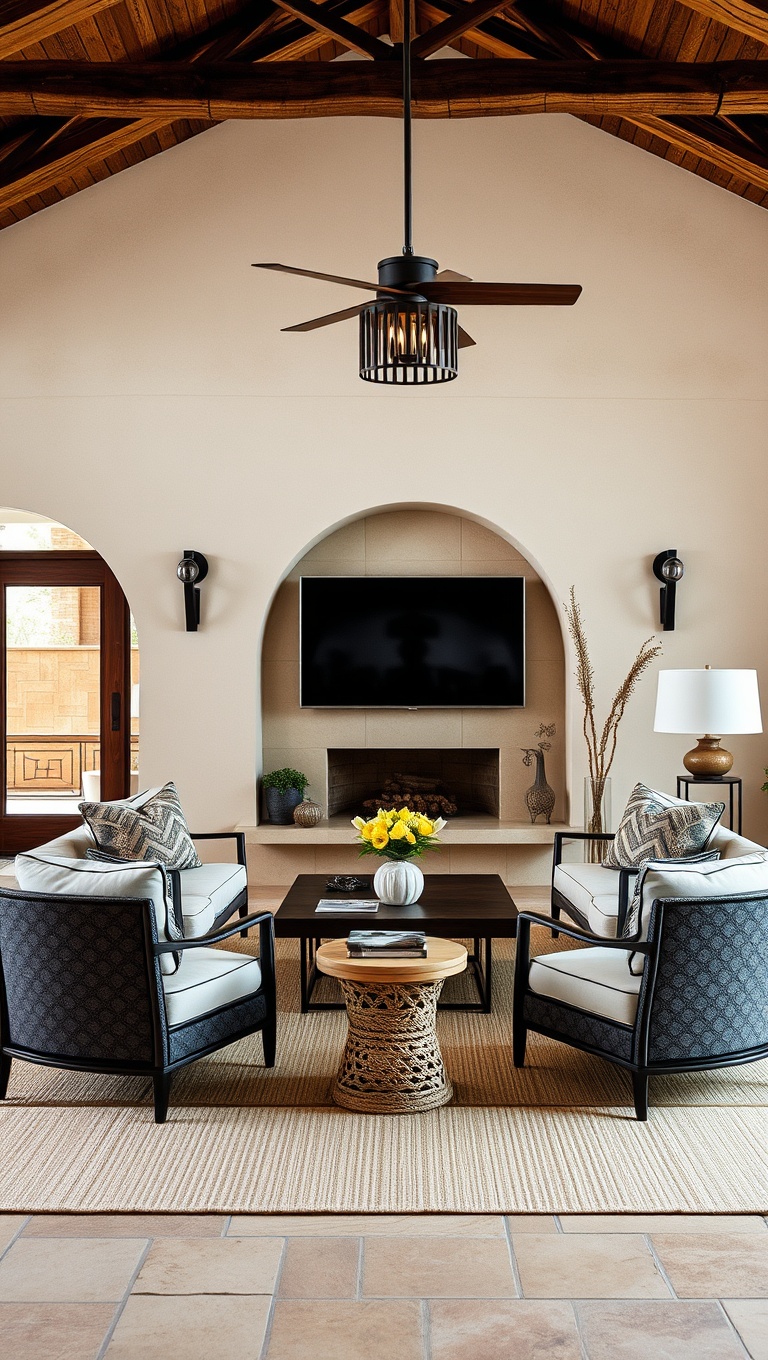 20 Charming Ideas for Your Tuscan Living Room - 20. Outdoor Connections: Create Flow with Patio Access
