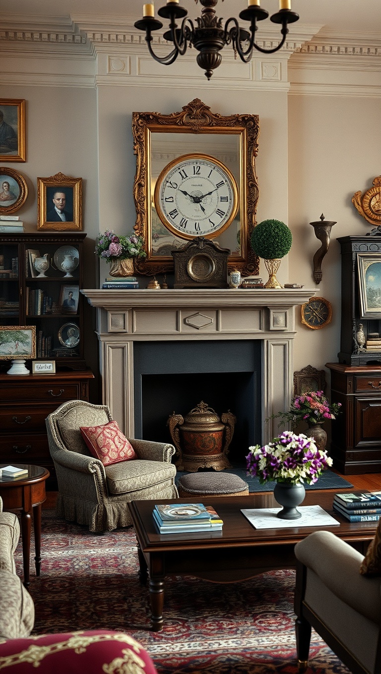 20 Captivating Ideas to Transform Your Victorian Living Room - 10. Display Family Heirlooms