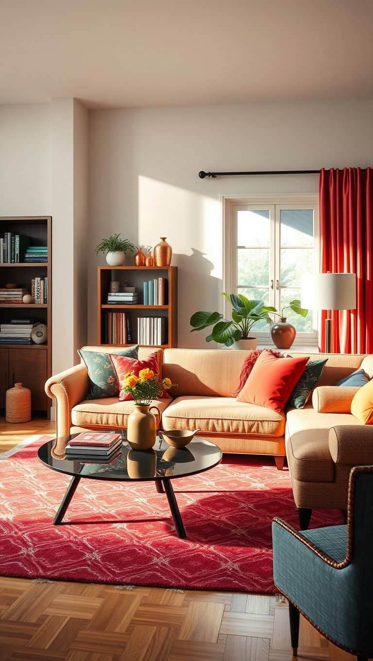 20 Whimsical Ideas to Transform Your Living Room into a Dreamy Escape - 18. Make a Statement with a Quirky Sofa