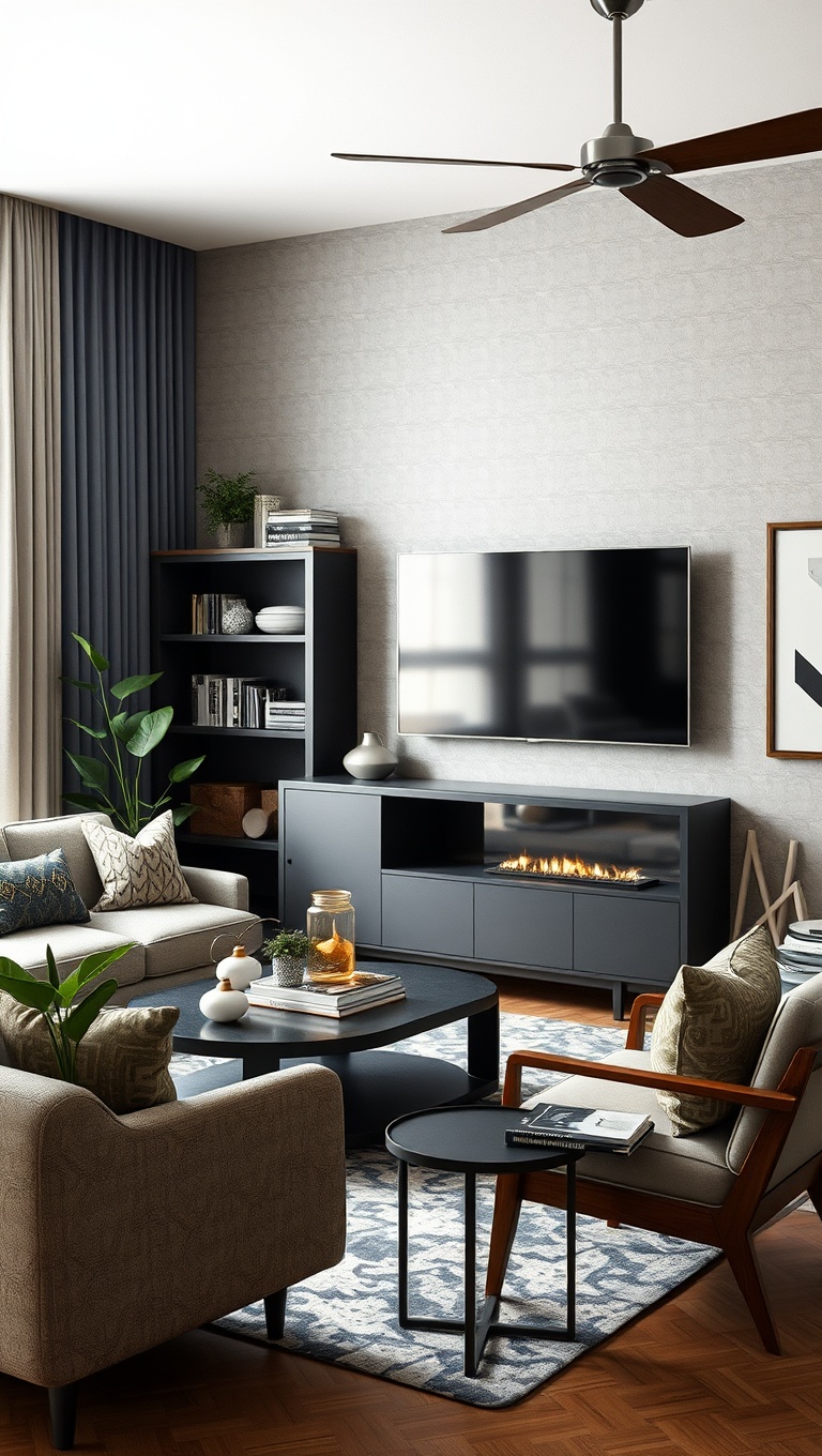 20 Aesthetic Living Room Ideas to Transform Your Space - Multi-Functional Spaces: Furniture That Works Hard