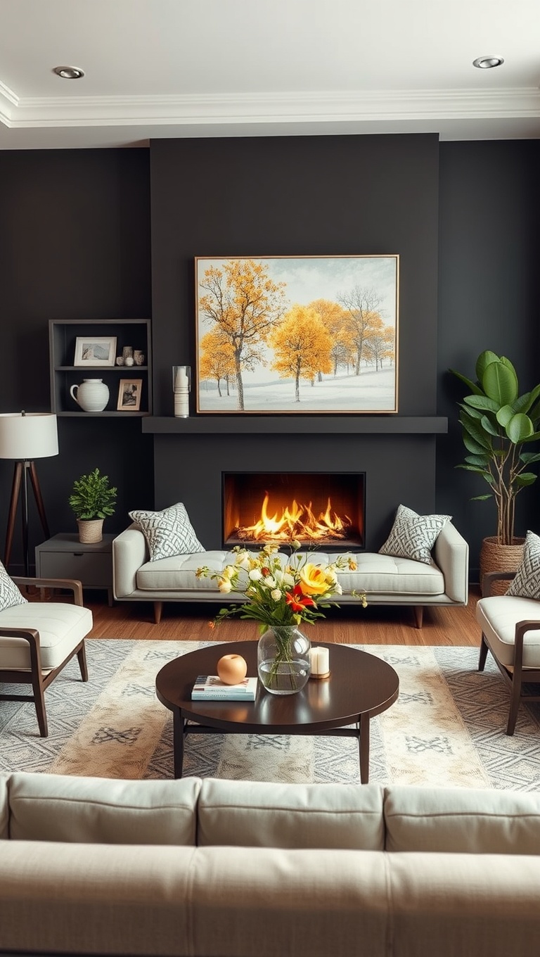 20 Aesthetic Living Room Ideas to Transform Your Space - 20. Seasonal Decor: Refreshing for Every Season
