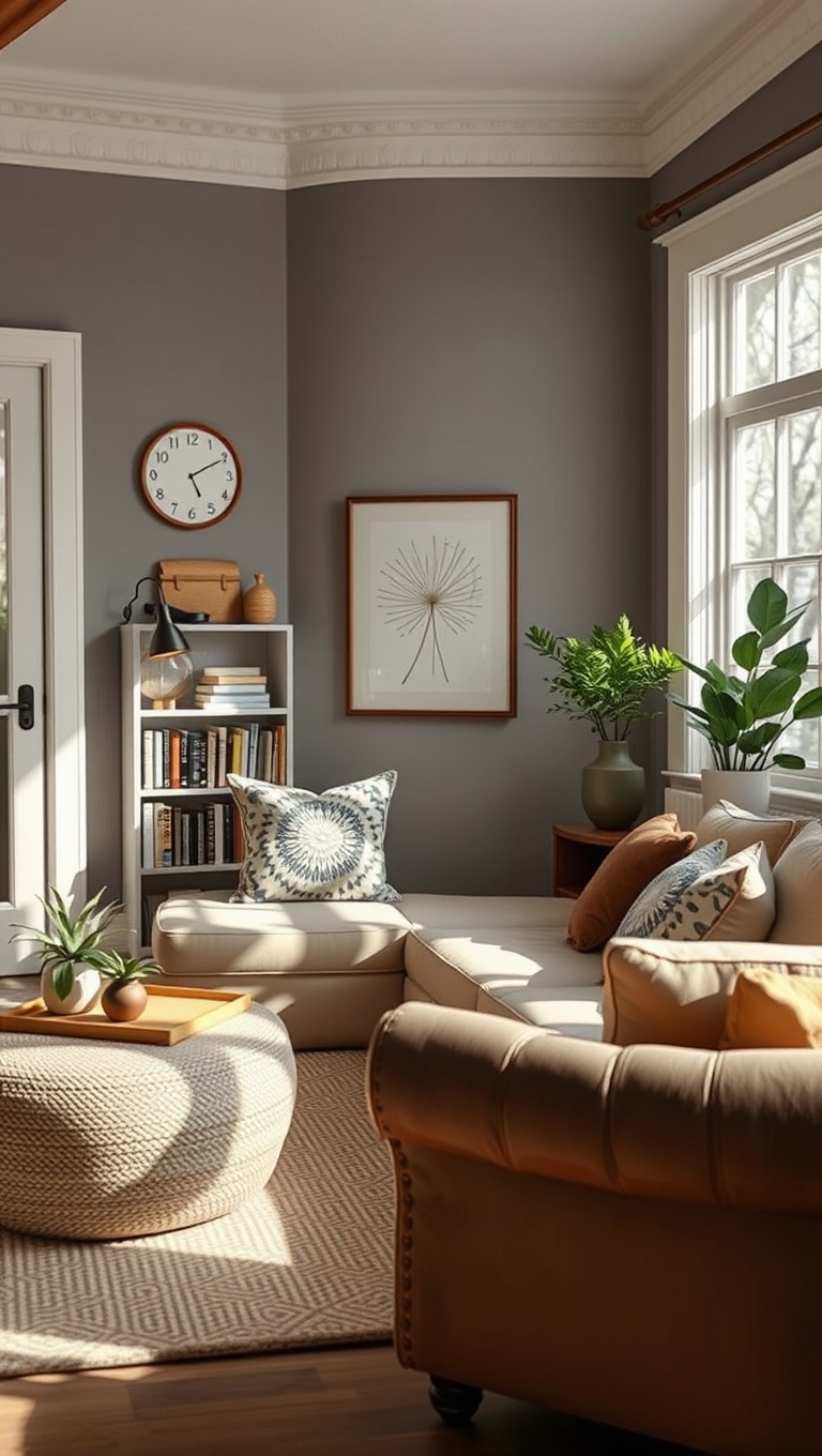 20 Enchanting Ideas for Cottagecore Living Rooms - 7. Build a Reading Nook with Comfy Seating