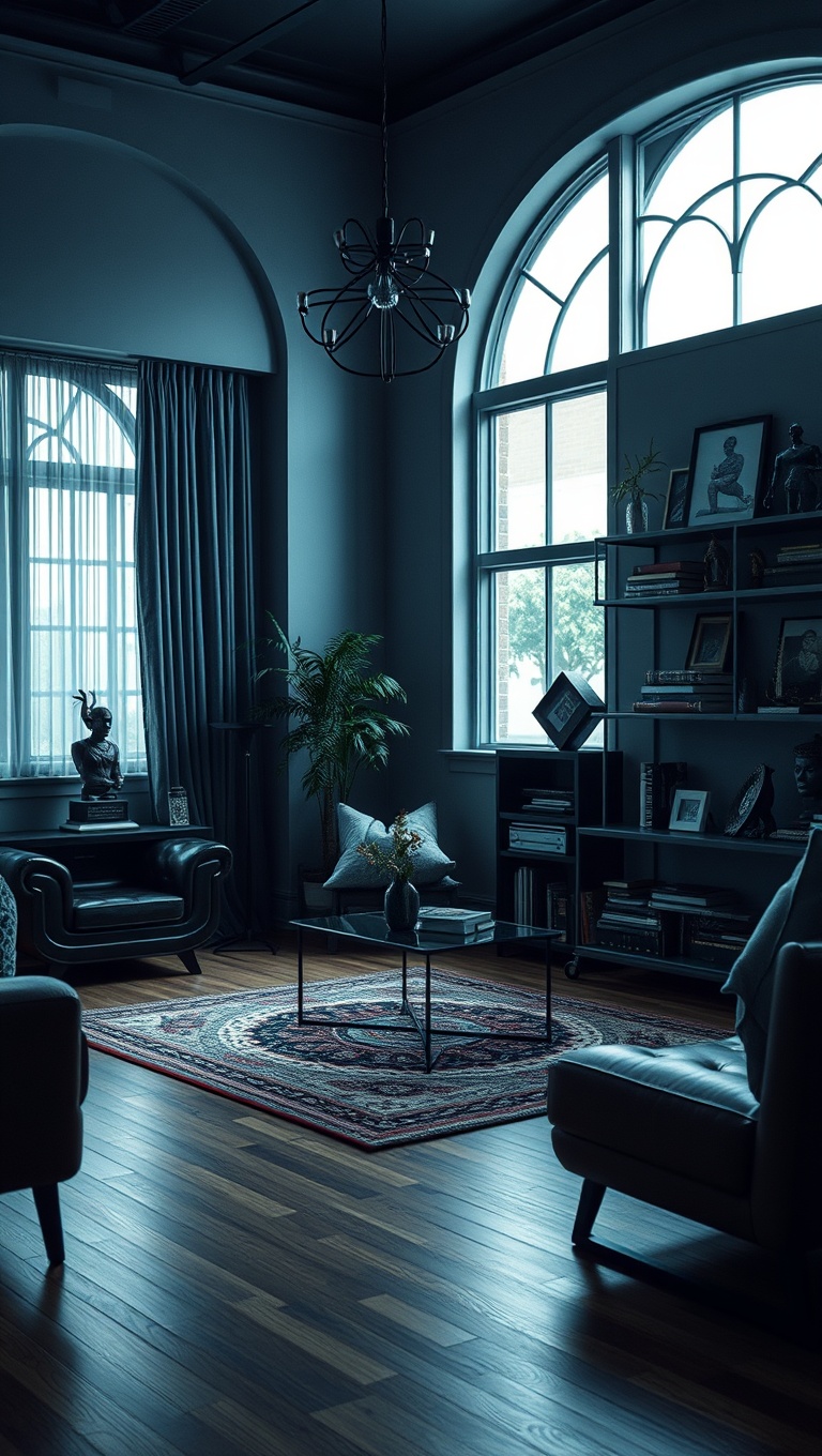 20 Enchanting Ideas for Dark Academia Living Rooms - Incorporate Unique Collectibles