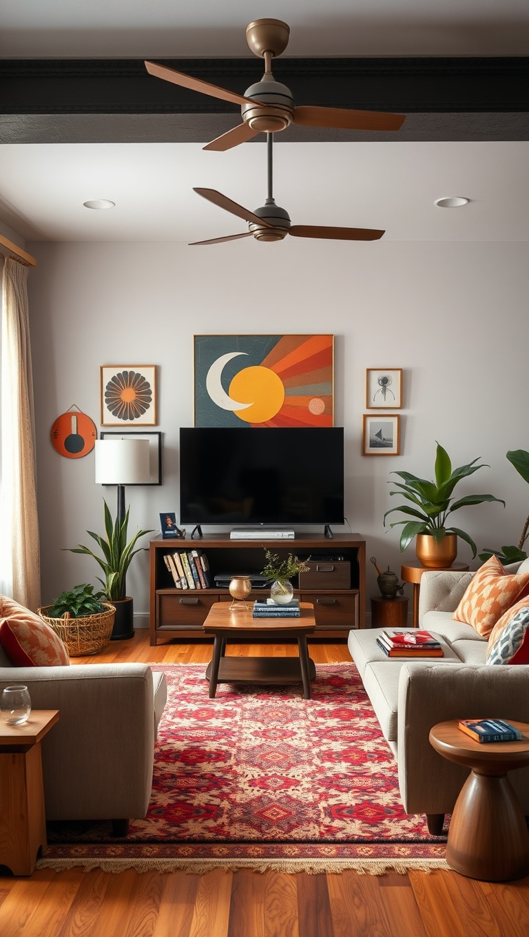 20 Fabulous Ideas to Create Your Eclectic Living Room - 15. Quirky Decor Items: Let Your Personality Shine!