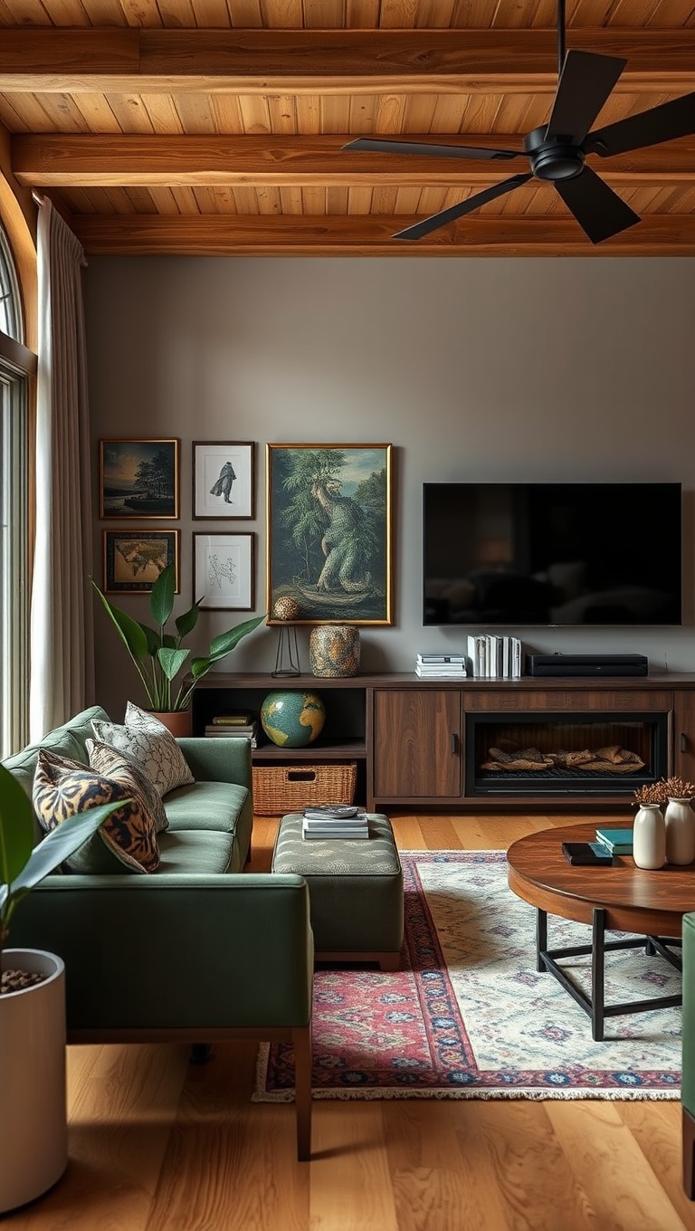 20 Fabulous Ideas to Create Your Eclectic Living Room - 7. Global Inspirations: Incorporate Decor from Around the World
