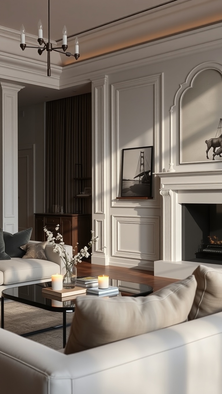 20 Chic Ideas to Elevate Your Living Room Elegance - 20. Don’t Forget the Power of Scent with Candles or Diffusers