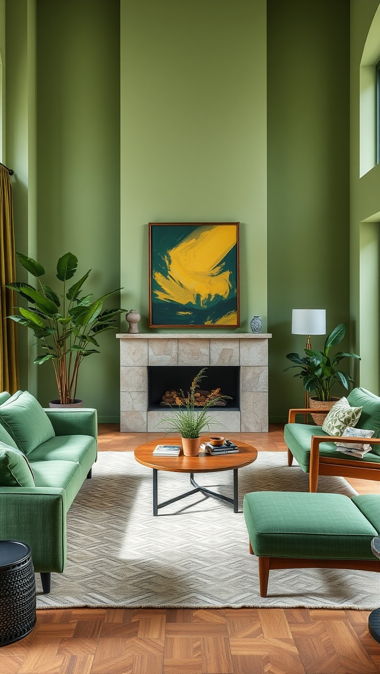 20 Fresh & Fun Ideas for a Green Living Room - Opt for Sustainable Furniture