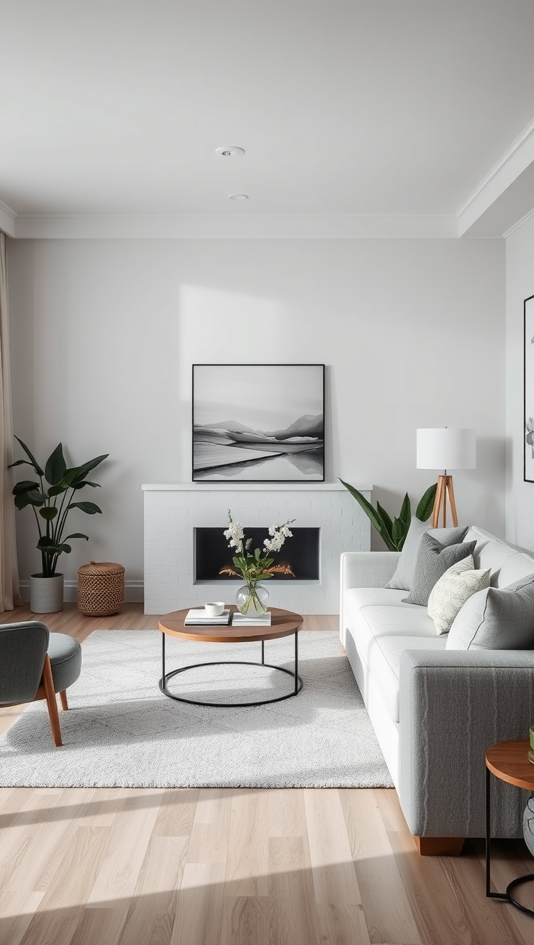 20 Gorgeous Grey Living Room Ideas to Inspire Your Next Makeover - 2. Light and Airy: Soft Grey with White Accents