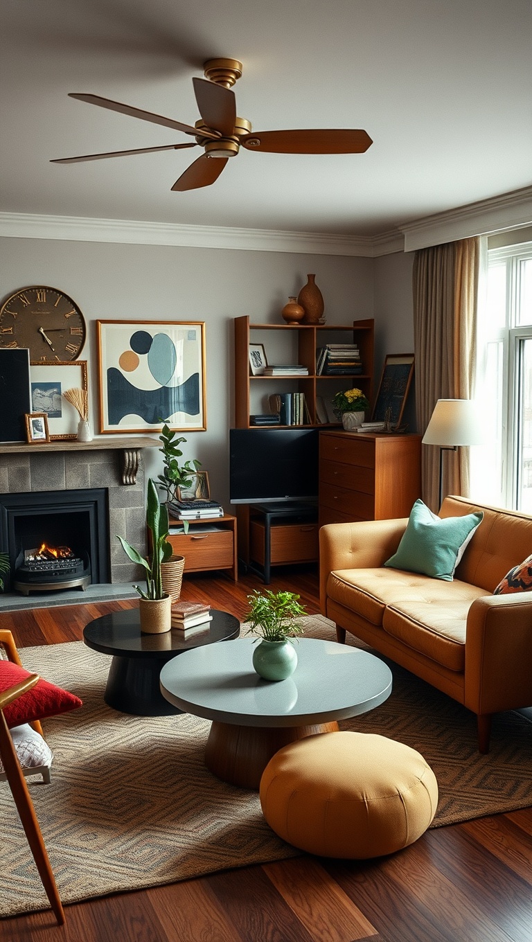 20 Inspiring Ideas for Your Dream Mid Century Living Room - 11. Vintage Finds: Scour Flea Markets for Treasures