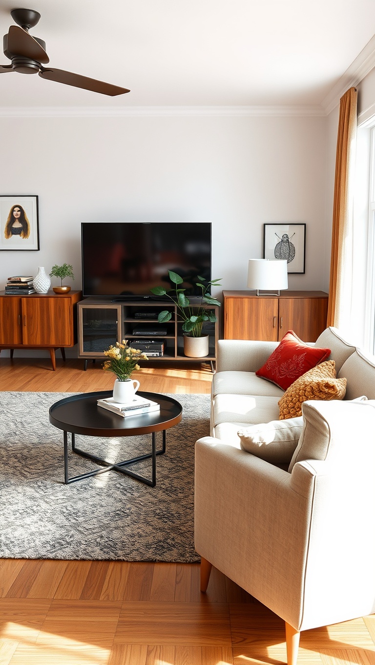 20 Inspiring Ideas for Your Dream Mid Century Living Room - 2. Iconic Furniture: Must-Have Mid Century Pieces