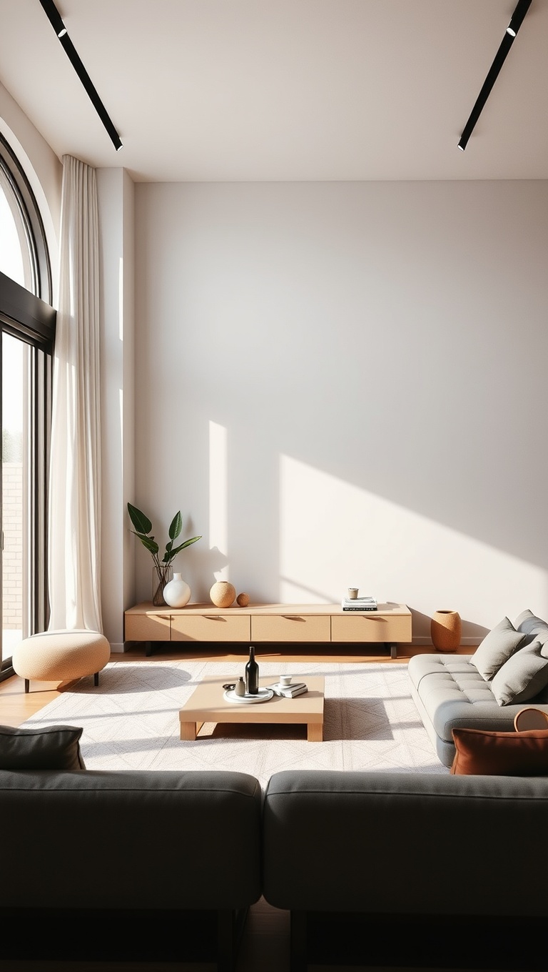 20 Chic Ideas for a Minimalist Living Room You'll Love - 7. Utilize Open Space: Create Flow and Breathability