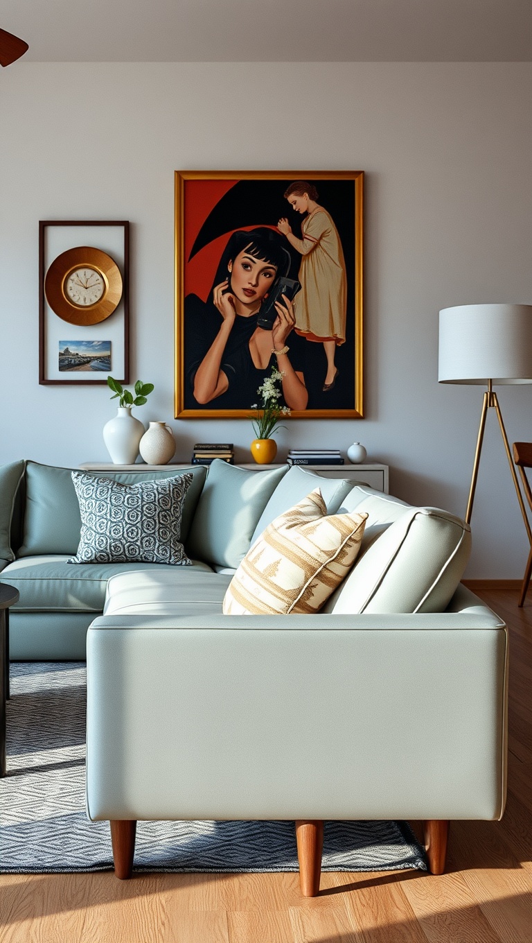 20 Modern Living Room Ideas to Inspire Your Dream Space - 13. Vintage Finds: The Charm of Old Meets New