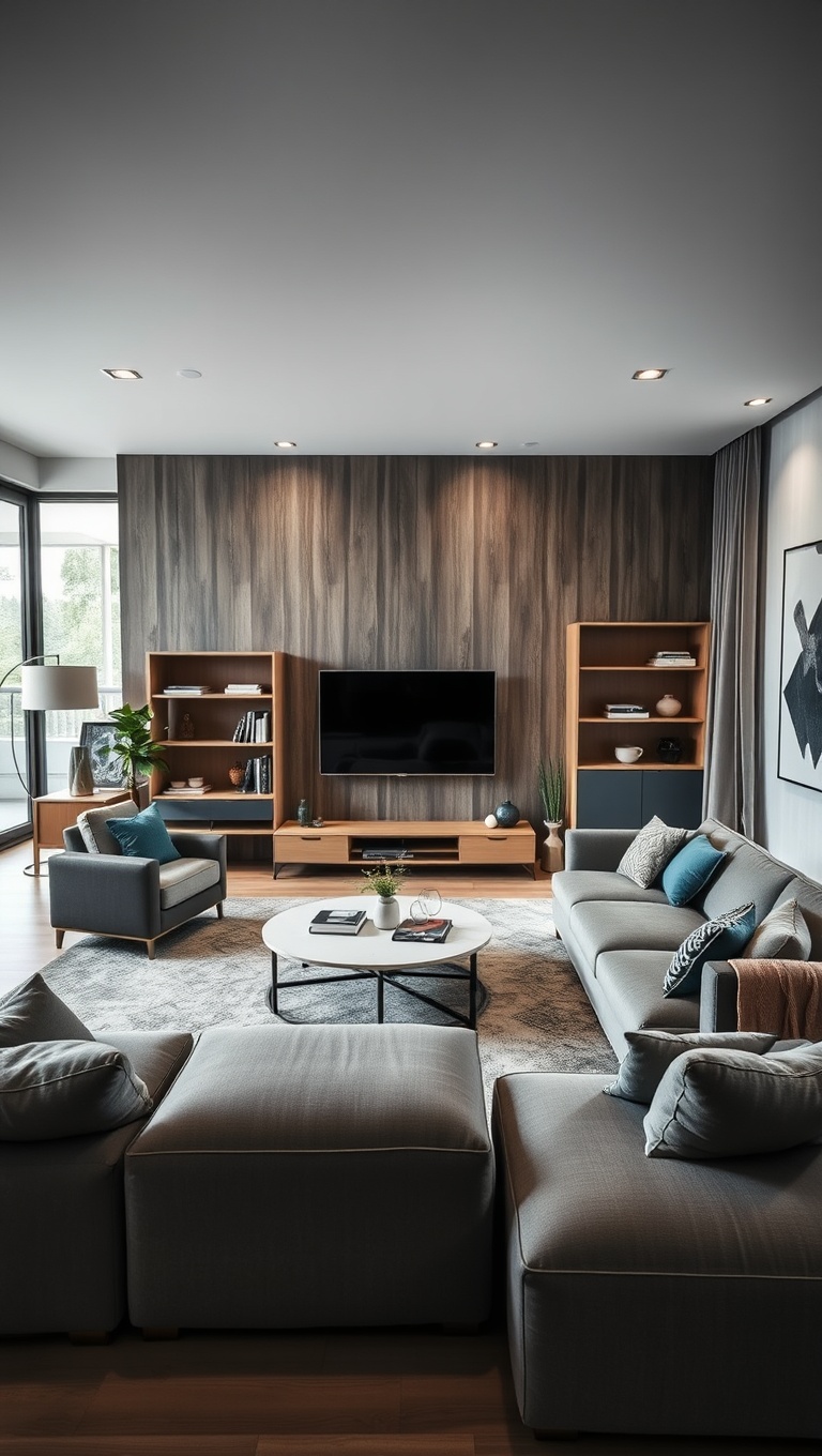 20 Modern Living Room Ideas to Inspire Your Dream Space - 10. Modular Furniture: Flexibility is Key