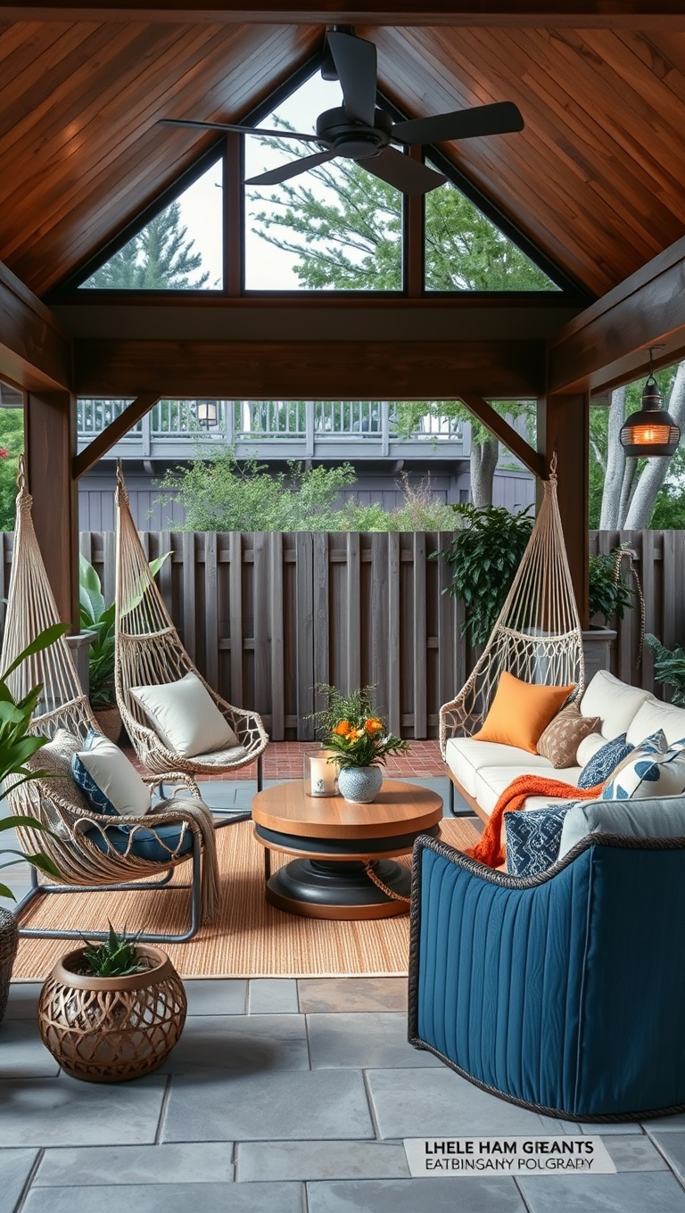 20 Stunning Ideas to Transform Your Outdoor Living Room - 15. Hammock Haven