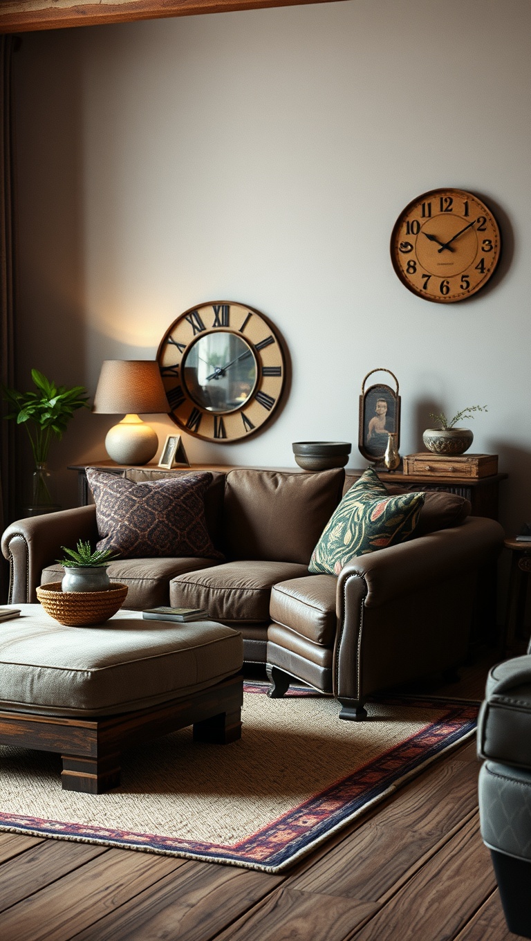 20 Charming Ideas for Your Rustic Living Room Retreat - 4. Incorporate Vintage Furniture