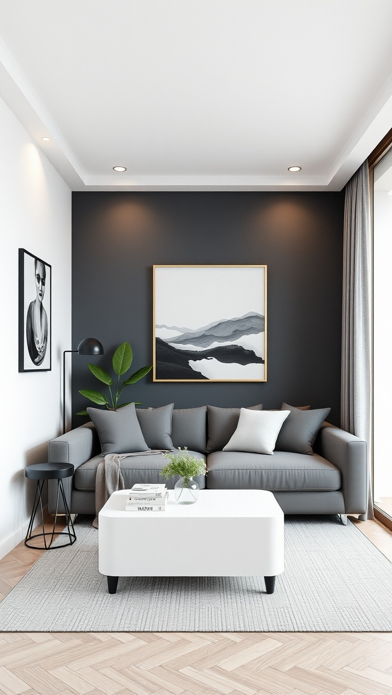 20 Brilliant Ideas to Transform Your Small Living Room - 9. Choose a Sleek, Low-Profile Sofa