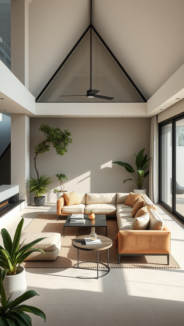 20 Stunning Ideas for Your Sunken Living Room - 7. Blend Indoor and Outdoor Spaces