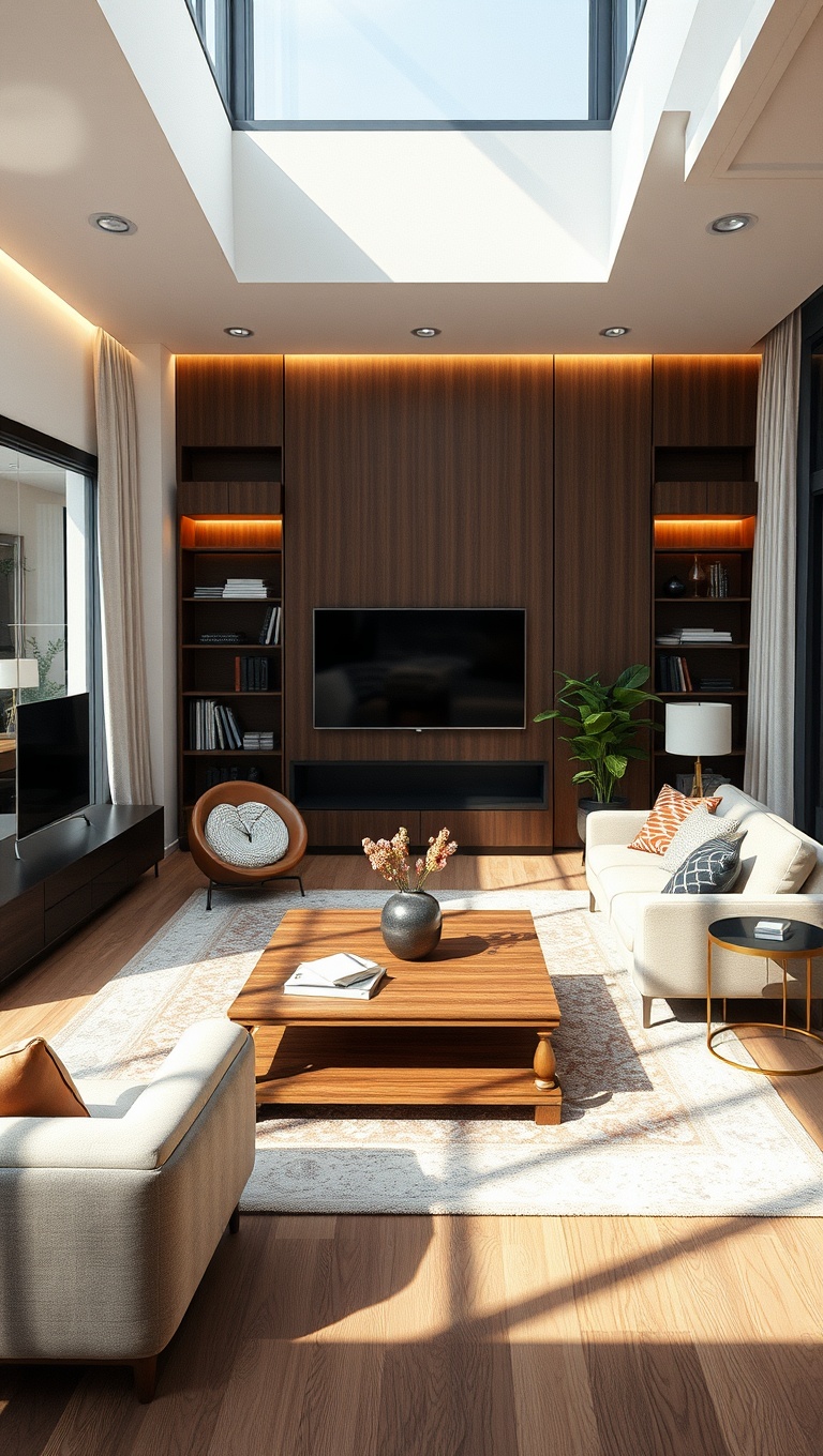 20 Stunning Ideas for Your Sunken Living Room - 11. Utilize Multi-functional Furniture