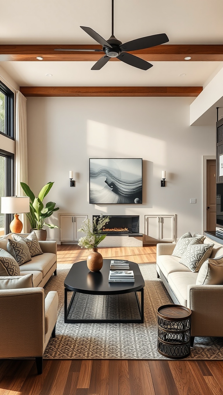 20 Inspiring Ideas for Your Dream Transitional Living Room - Design a Multi-functional Space for Entertaining