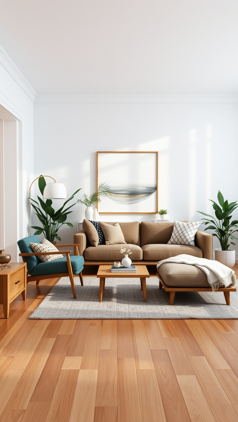 25 Bright Ideas to Create an Airy Living Room - 3. Use Light-Weight Furniture