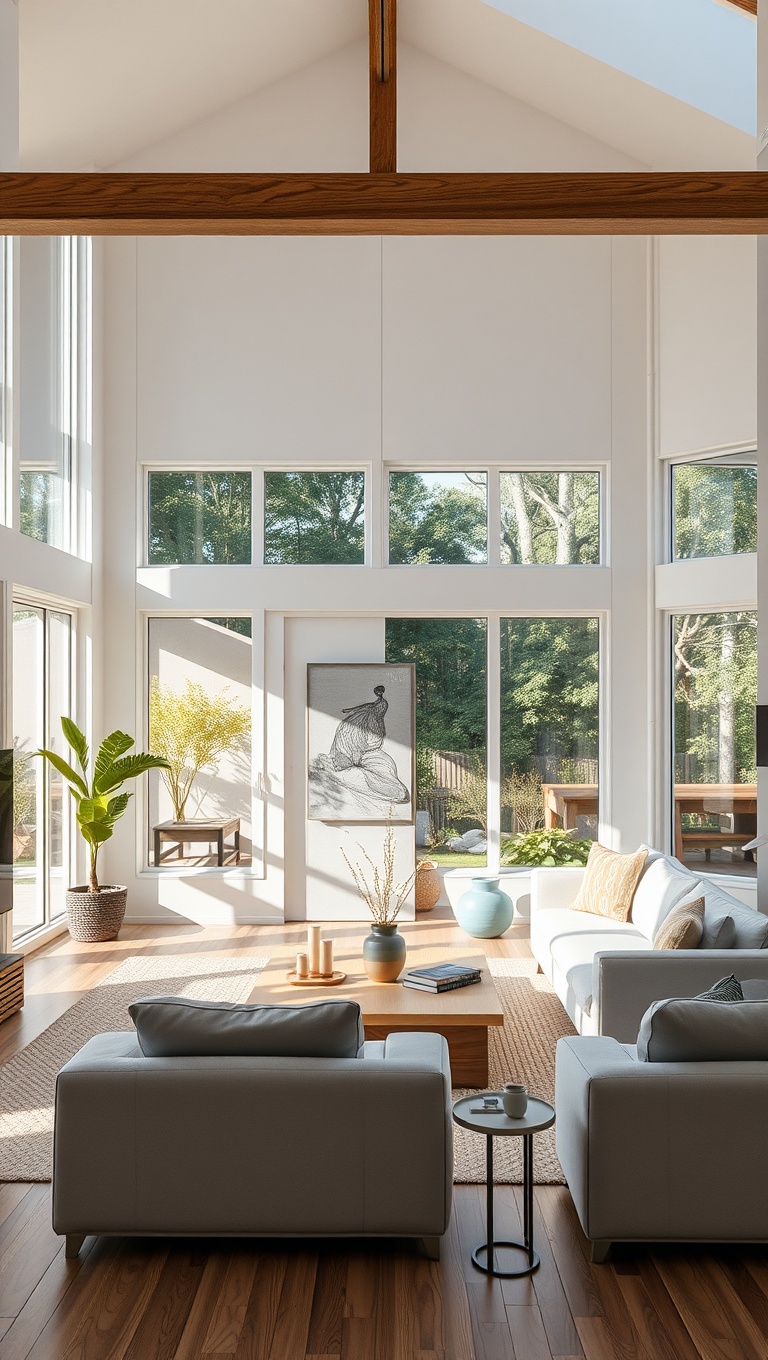 25 Bright Ideas to Create an Airy Living Room - 1. Embrace Natural Light with Big Windows