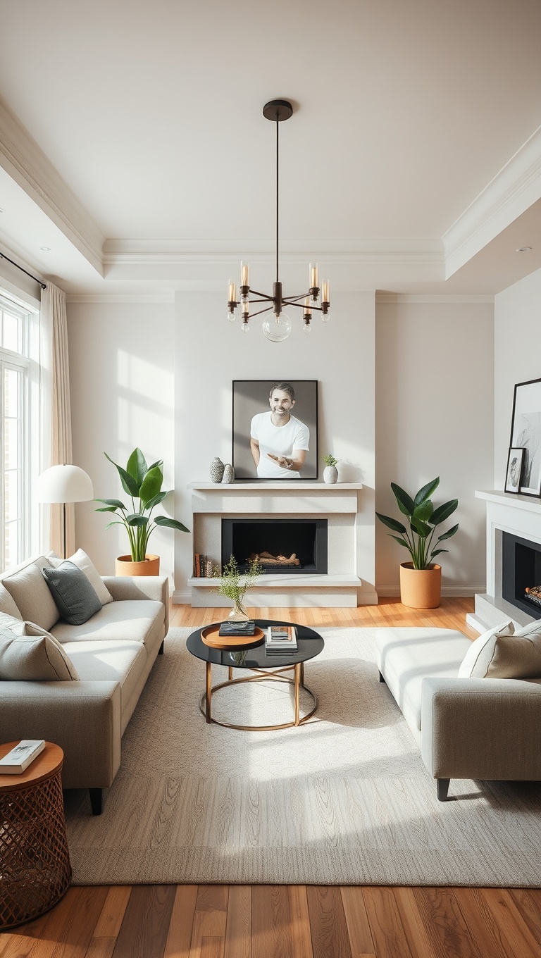 25 Bright Ideas to Create an Airy Living Room - 16. Create a Focal Point