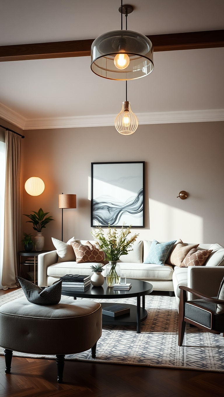 25 Creative Ideas for Budget-Friendly Living Rooms That Wow! - 6. Lighting on a Dime: Chic and Affordable Options