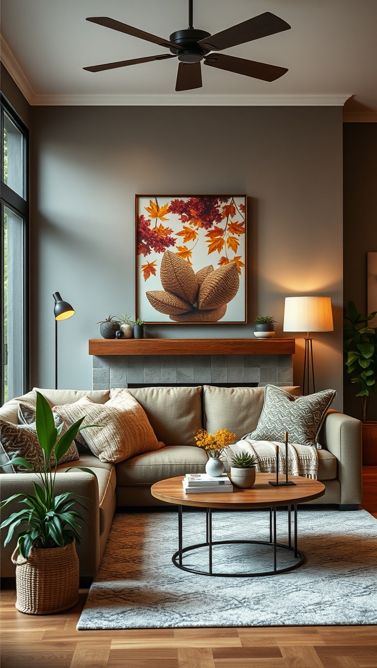 25 Cozy Living Room Ideas to Create Your Perfect Retreat - Seasonal Decor: Change It Up with the Seasons
