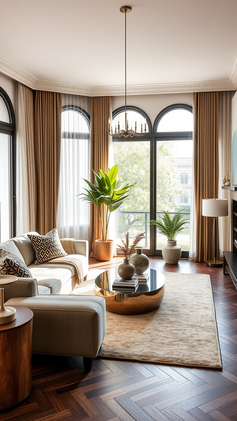 25 Stunning Ideas to Create Your Dream Elegant Living Room - 6. Add a Cozy Area Rug