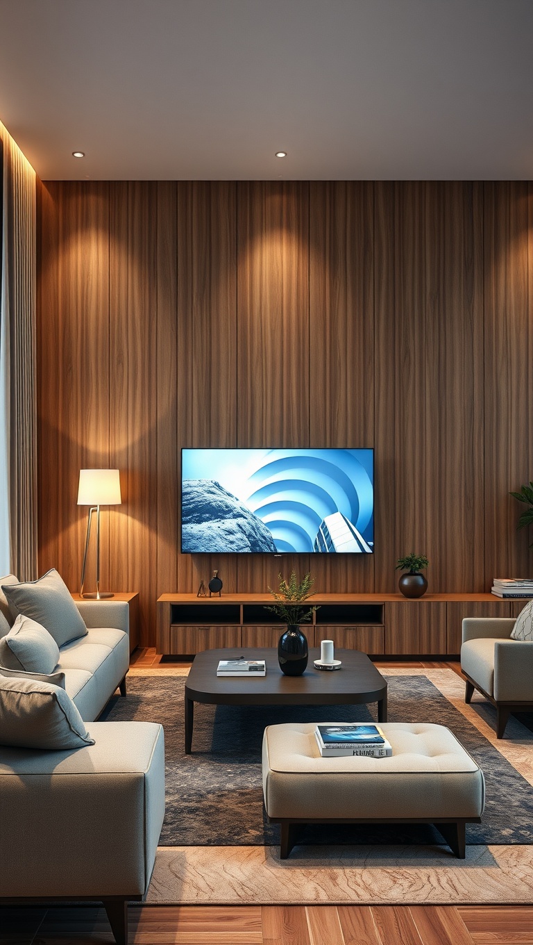 25 High-Tech Living Room Ideas to Elevate Your Space - 20. Integrate Your Home Wi-Fi Seamlessly