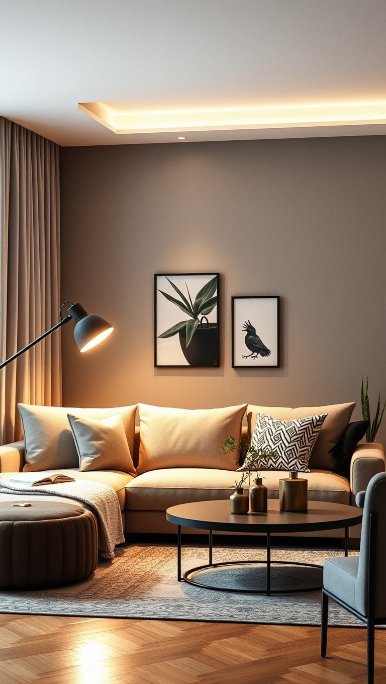 25 Bright Ideas to Illuminate Your Living Room - Embrace Minimalism with Simple Designs