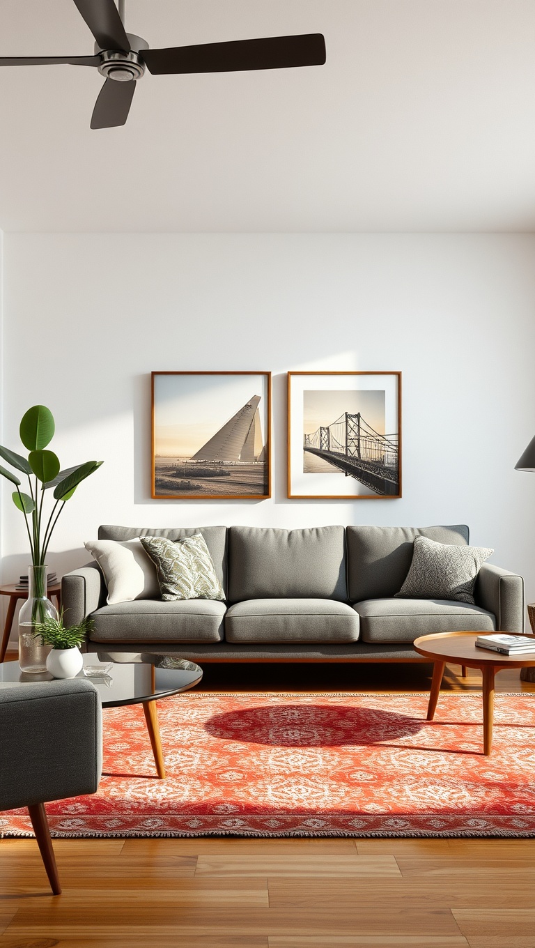 25 Gorgeous Ideas for Mid Century Modern Living Rooms - 8. Opt for a Mid Century Style Sofa