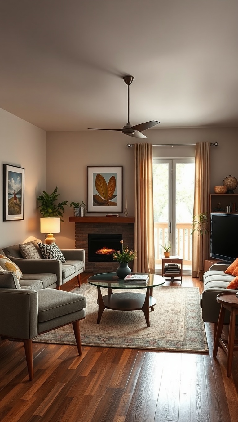 25 Gorgeous Ideas for Mid Century Modern Living Rooms - 11. Showcase Vintage Finds